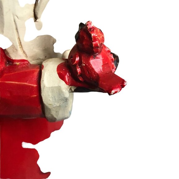 Jim Shore Santa Claus Christmas Ornament Cardinal  2014 Holiday Decor Folkart Ho - Picture 8 of 14